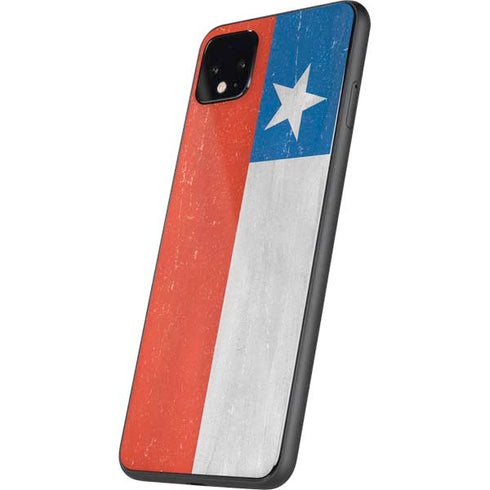Chile Flag Distressed Google Pixel 4 XL Skin